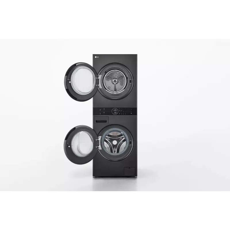 LG WT1210BBF Veļas mazgājamā-žāvējamā mašīna 22 kg 1400 RPM Melna