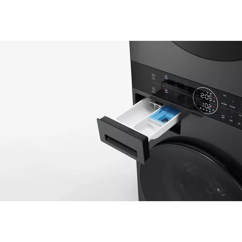 LG WT1210BBF Veļas mazgājamā-žāvējamā mašīna 22 kg 1400 RPM Melna