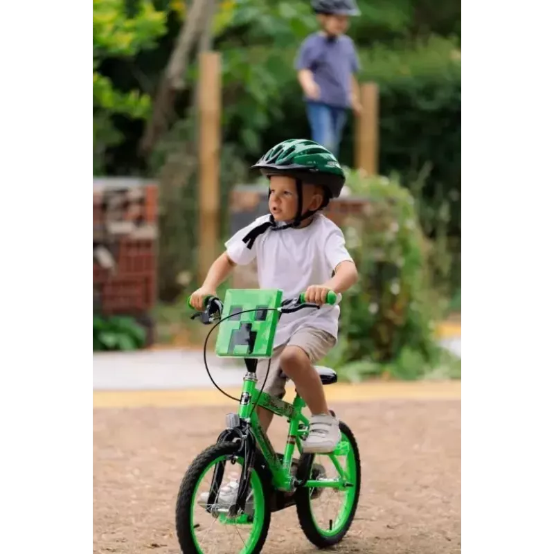 Bērnu velosipēds HUFFY Minecraft 16 collu zaļš