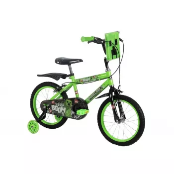 Bērnu velosipēds HUFFY Minecraft 16 collu zaļš