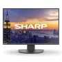 24 collu Sharp MultiSync EA242W LCD monitors IPS 1920x1200 16:10 5 ms USB 3.2 centrmezgls VESA augstumā regulējams Melns