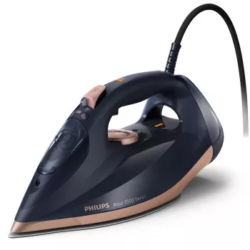 Sausā un tvaika gludeklis Philips DST7510/80 — 3200 W, SteamGlide Elite zole, 0.3 L tvertne, 2 m vads, 1.669 kg, melns