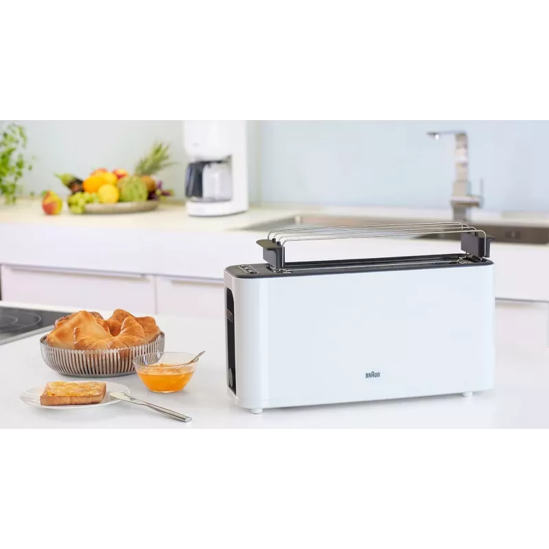 Braun HT 3110 White 1 šķēle 1000 W