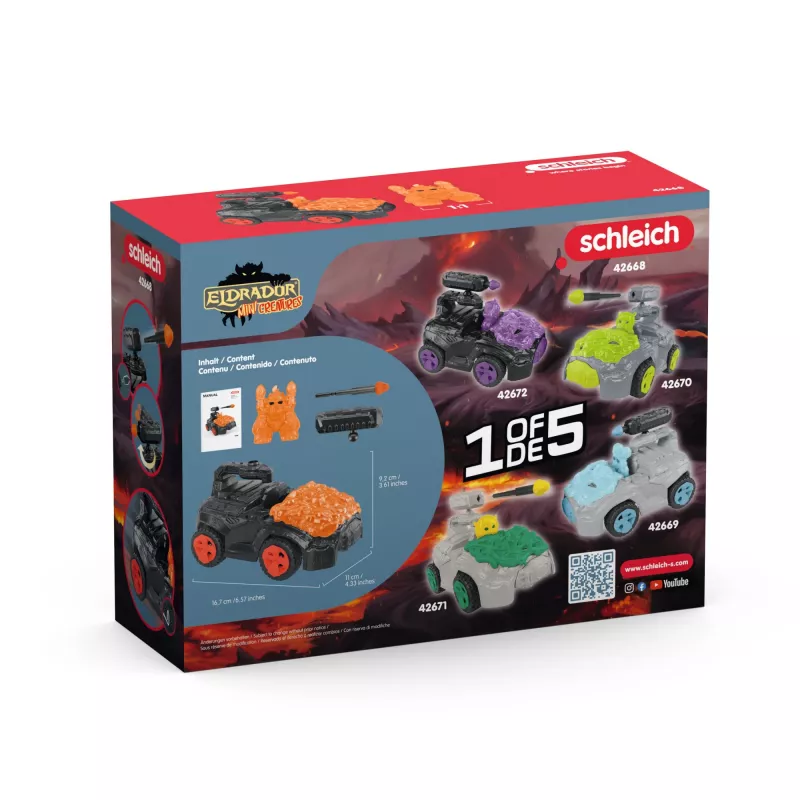 Schleich ELDRADOR CREATURES Lava CrashMobile Mini radījums 7-12 gadi
