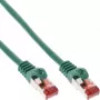 InLine Patch Kabelis S/FTP PiMF Cat.6 250MHz varš bezhalogēns zaļš 1m