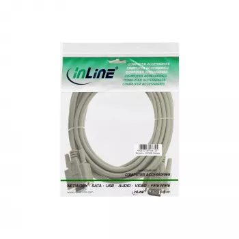 VGA kabelis InLine 17732 15 HD tēviņš mātīte bēšs 2m