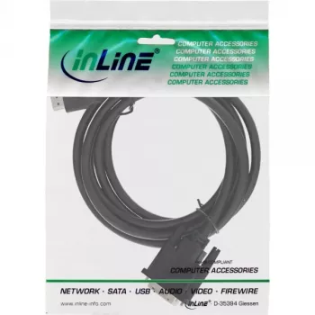 InLine HDMI–DVI kabelis HDMI tēviņš / DVI tēviņš 18+1 melns 2m