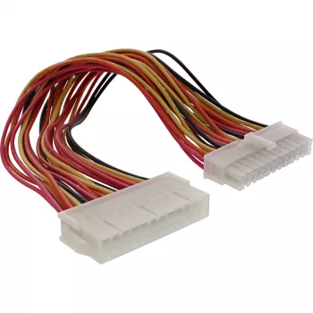 Molex PN InLine ATX mātesplates kabelis 24-pin tēviņš-mātīte, 0,30 m
