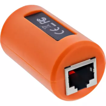 InLine RJ45 pārsprieguma aizsardzības savienotājs tīklam un PoE