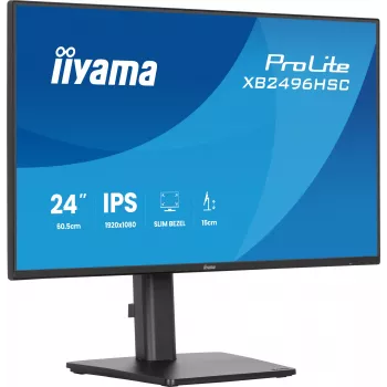 IIyama ProLite XB2496HSC-B1 monitors 60.5 cm (23.8 collas) 1920 x 1080 pikseļi Full HD LED Melns