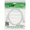 DisplayPort kabelis InLine 17201W, DisplayPort–DisplayPort, 1 m, balts