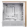 PC korpuss Lian Li Lancool 217 Midi Tower — Balts & Koks, ATX/EATX/Micro-ITX, 2x120mm priekšā, 1x140mm aizmugurē, 1×3.5 collu + 8×2.5 collu