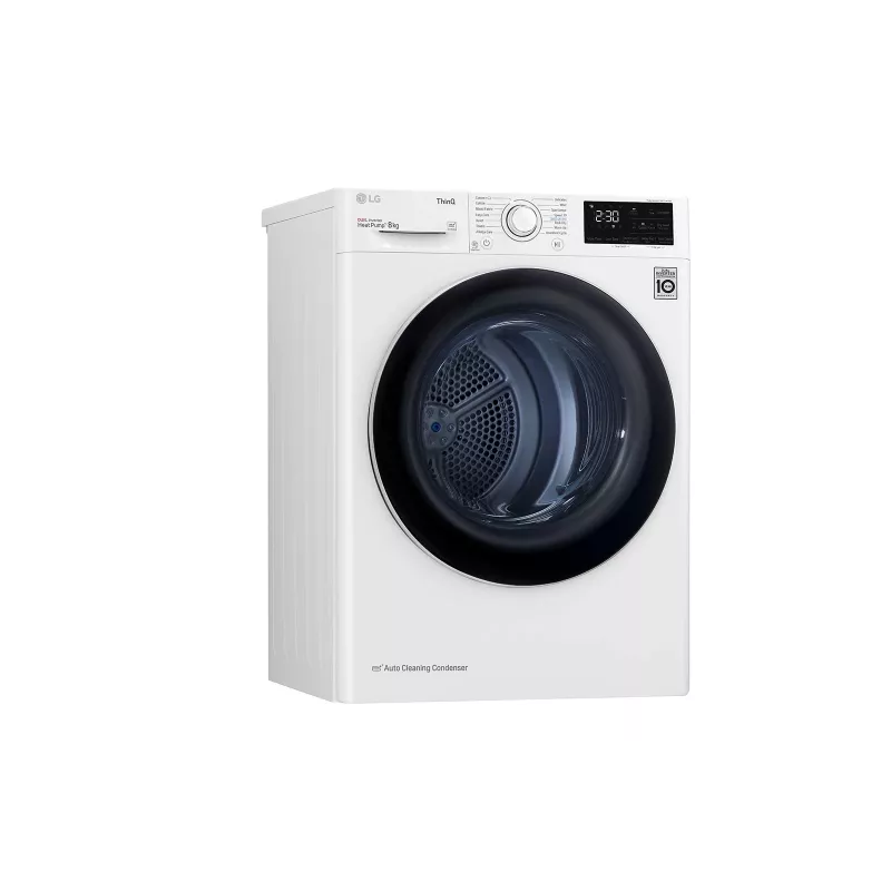 LG RH80V3AV6N veļas žāvētājs Brīvi stāvošs Priekšējā ielāde 8 kg Balts