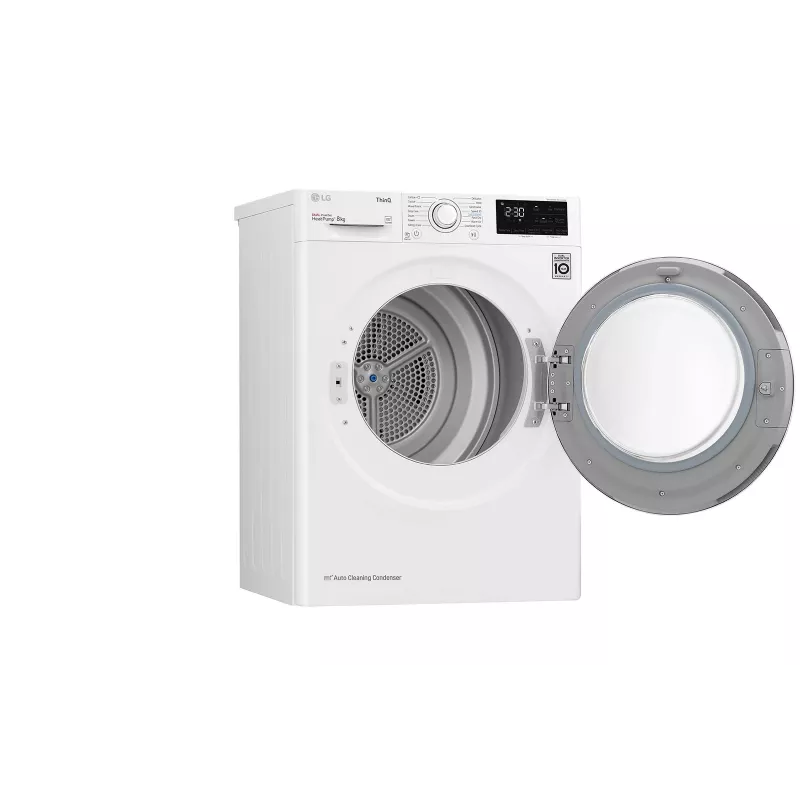 LG RH80V3AV6N veļas žāvētājs Brīvi stāvošs Priekšējā ielāde 8 kg Balts