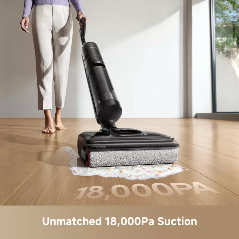 Dreame H12 Pro FlexReach 2-in-1 putekļsūcējs, bez maisa, melns