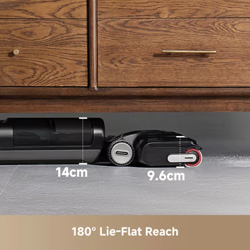 Dreame H12 Pro FlexReach 2-in-1 putekļsūcējs, bez maisa, melns
