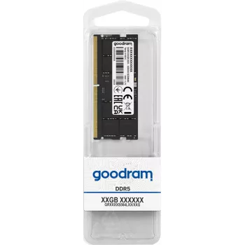 GoodRam essential SO-DIMM 16 GB, PC5-38400, DDR5 4800, CL40 (2048x8) - 16 GB - DDR5
