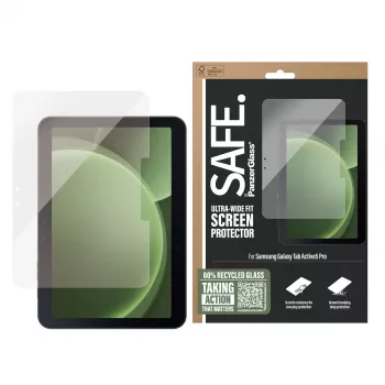 PanzerGlass SAFE. by® Ekrāna aizsargs Samsung Galaxy Tab Active5 Pro | Ultra-Wide Fit