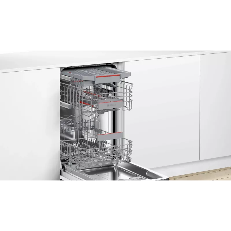 Bosch Serie 4 SPV4EMX25E trauku mazgājamā mašīna, pilnībā iebūvējama, 10 komplekti