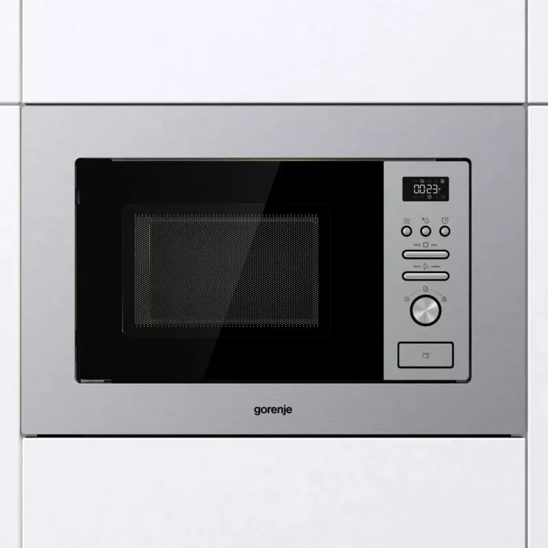 Gorenje BM201AG1X Iebūvējams grila mikroviļņu krāsns 20 L 800 W Nerūsējošais tērauds