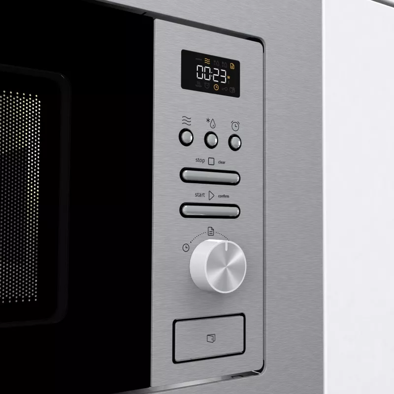 Gorenje BMI201AG1X Kombinētā mikroviļņu krāsns, nerūsējošais tērauds, iebūvējama, 20 L, 800 W