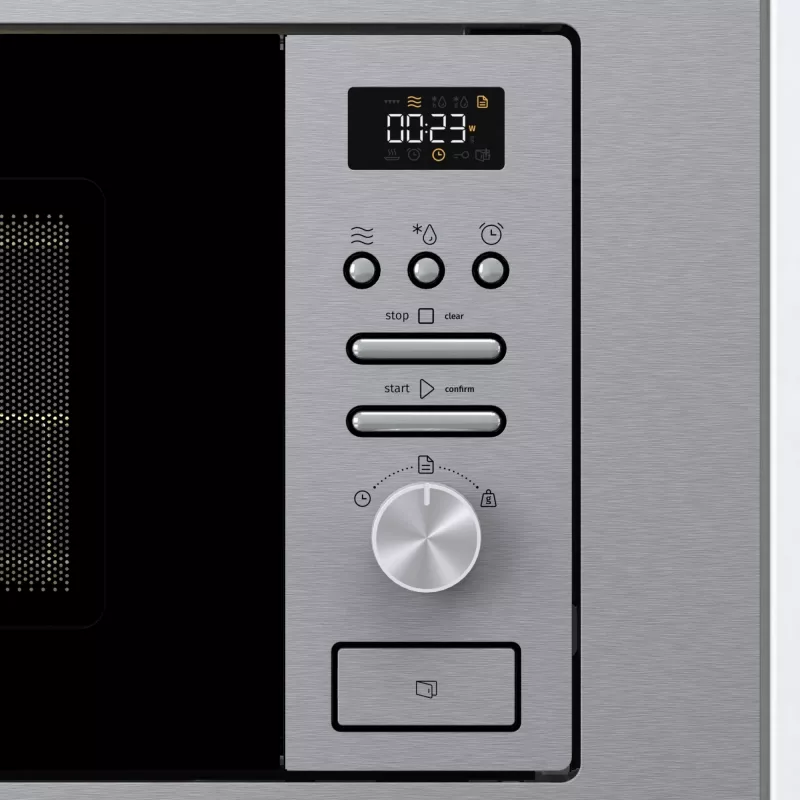 Gorenje BMI201AG1X Kombinētā mikroviļņu krāsns, nerūsējošais tērauds, iebūvējama, 20 L, 800 W