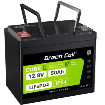 UPS akumulators Green Cell LFPGC12V50AH Litija dzelzs fosfāts 12V 50Ah 640Wh, 75A izlāde