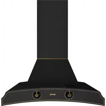Gorenje DK63MCLB Sienas tvaika nosūcējs Melns 621 m³/h