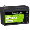 Rūpnieciskā akumulatora baterija Green Cell LFPGC12V10AH 12.8V 10Ah LiFePO4, 155x100x100 mm, 2 kg