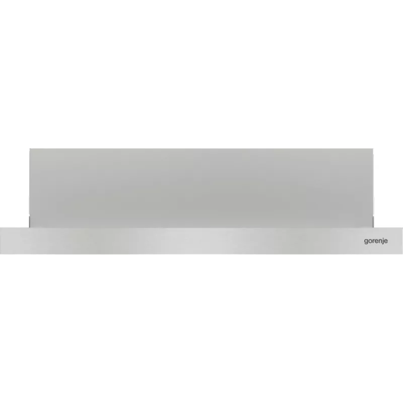 Gorenje TH62E4X daļēji iebūvējams (izvelkams) tvaika nosūcējs, nerūsējošais tērauds, 450 m³/h