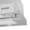 Gorenje TH62E4X daļēji iebūvējams (izvelkams) tvaika nosūcējs, nerūsējošais tērauds, 450 m³/h