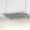 Gorenje TH62E4X daļēji iebūvējams (izvelkams) tvaika nosūcējs, nerūsējošais tērauds, 450 m³/h