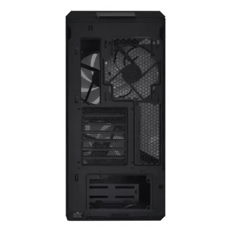 PC korpuss Lian Li Lancool 217 INF Midi Tower — Melns, EATX/ATX/Micro-ATX/Mini-ITX, 2x120mm priekšā, 1x140mm aizmugurē, 1×3.5 collu + 8×2.5 collu, rūdīts stikls