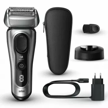 Braun Series 8 8517s elektriskais skuveklis - slapjai un sausai skūšanai, sudraba