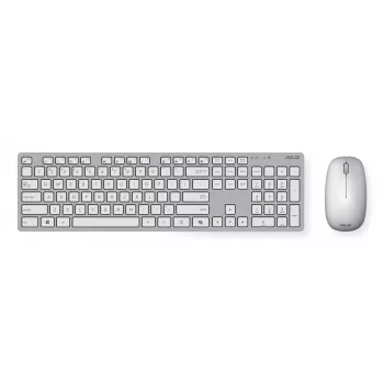 Bezvadu tastatūras un peles komplekts ASUS W5000, balts