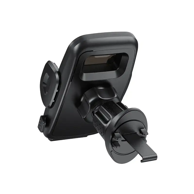 Crong Carclip Air Vent telefona turētājs ventilācijai, melns/ogles