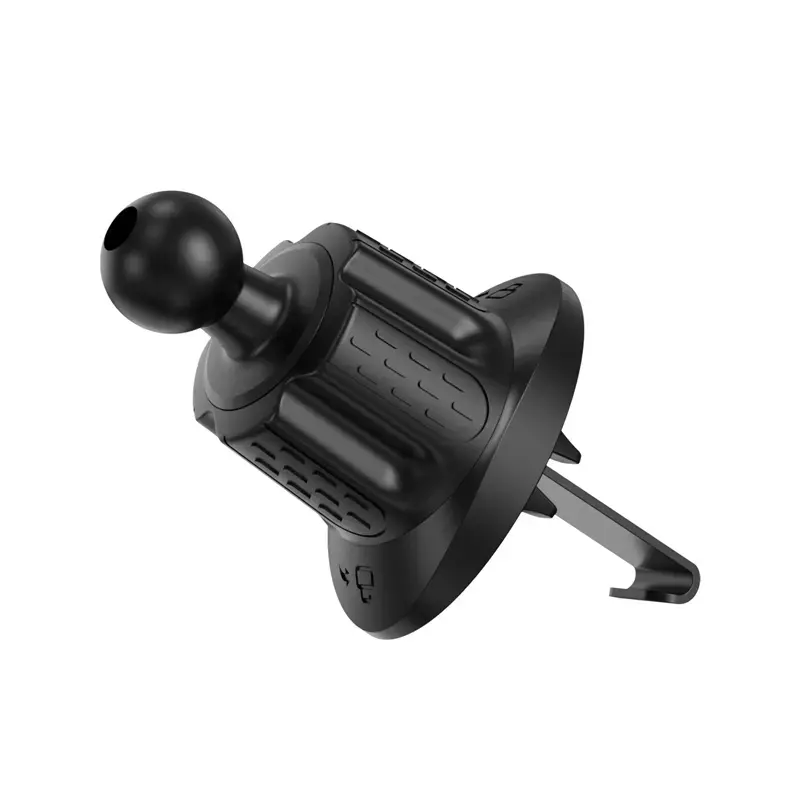 Crong Carclip Air Vent telefona turētājs ventilācijai, melns/ogles