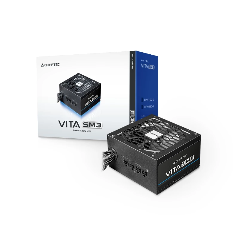 Barošanas bloks CHIEFTEC Vita BPX-650-C 650 W, 20+4 kontaktu ATX, 80 PLUS Bronze, Melns