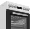 Whirlpool W5V5LCW Brīvi stāvoša plīts Elektriskā keramiskā virsma Melna, Balta