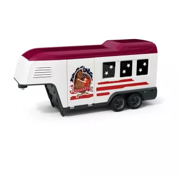 Schleich Lakeside Truck un Piekabe ar Zirgiem