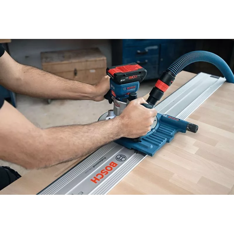 Bezvadu rokas frēze Bosch GKF 18V-8 — 18 V, 8 mm patrona