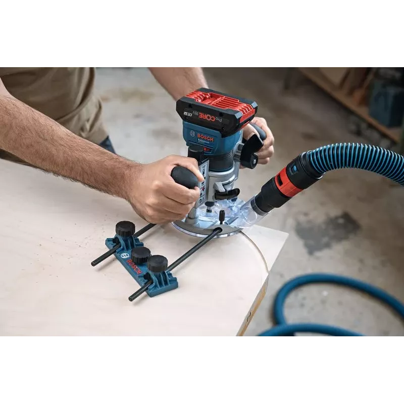 Bezvadu rokas frēze Bosch GKF 18V-8 — 18 V, 8 mm patrona