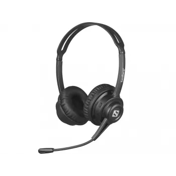 Sandberg Wireless Headset ANC+ENC, Bezvadu, Mūzika/Ikdiena, 20 - 20000 Hz, 230 g, Austiņas, Melna