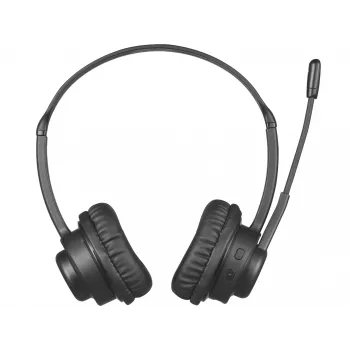 Sandberg Wireless Headset ANC+ENC, Bezvadu, Mūzika/Ikdiena, 20 - 20000 Hz, 230 g, Austiņas, Melna