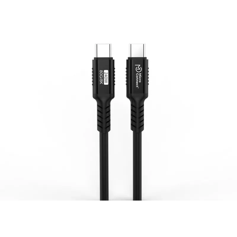 USB kabelis MicroConnect MC-USB4-CC80LQ-1 — USB4 Gen 3x2, 240W, 80 Gbps, 8K60Hz