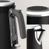 Elektriskā tējkanna Tefal KI6668E0 — 1.7 L, 2400 W, nerūsējošā tērauda korpuss, melna