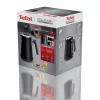 Elektriskā tējkanna Tefal KI6668E0 — 1.7 L, 2400 W, nerūsējošā tērauda korpuss, melna