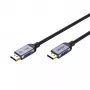 DisplayPort kabelis Unitek C1626GY01-3M 3 m, DisplayPort 2.1 vīriešu–vīriešu, 80 Gbit/s, HDR, HDCP 2.2, zelta kontakti