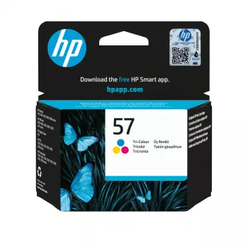 HP 57 Tri-color oriģinālā tintes kasetne