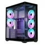 PC korpuss MODECOM Volcano SPACE XL ARGB Full Tower — E-ATX, rūdīts stikls, ARGB, līdz 440 mm GPU